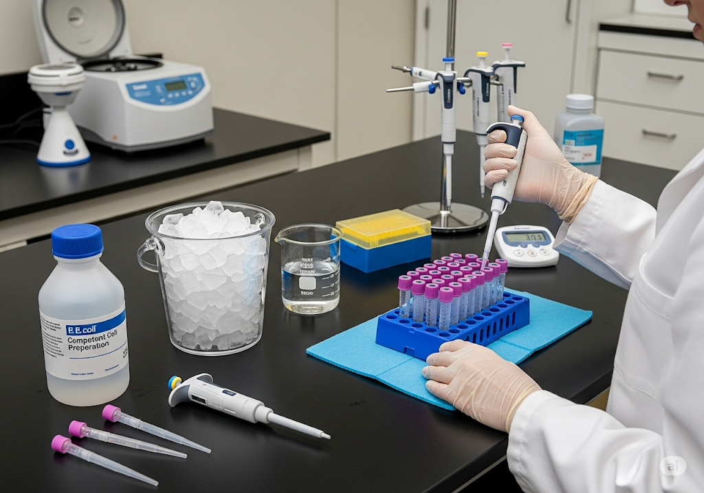 大肠杆菌超级感受态细胞热激转化方法